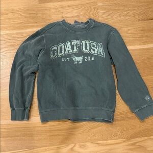 GOAT USA Vintage Green Sweatshirt